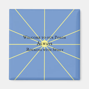 Porch Spirit Variation   Blue   Magnet