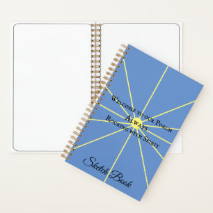 Porch Spirit Variation   Blue   Sketch Notebook