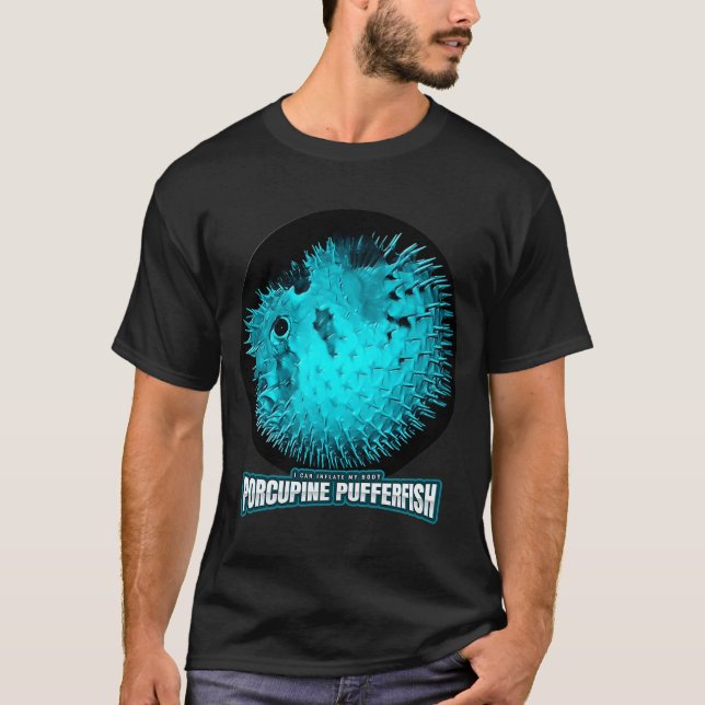Porcupine Blowfish Porcupine Pufferfish T-Shirt (Front)