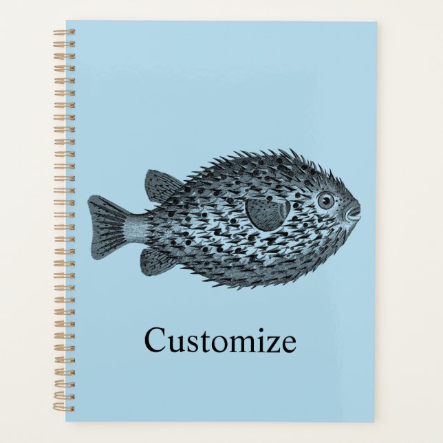 Porcupine blowfish  Thunder_Cove   Planner (Front)