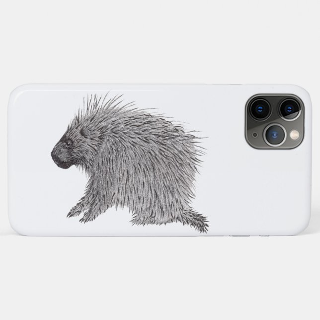Porcupine Case-Mate iPhone Case (Back (Horizontal))