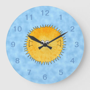 Porcupine Fish. Large Clock