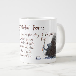 Porcupine Gratitude Large Coffee Mug