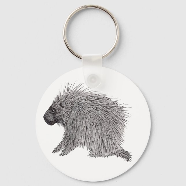 Porcupine Key Ring (Front)