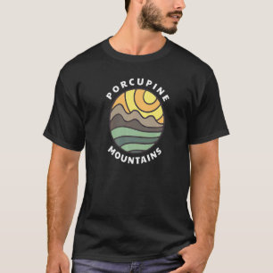 Porcupine Mountains Michigan MI Porkies Vacation S T-Shirt