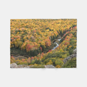 Porcupine Mountains Wilderness State Park Fleece Blanket