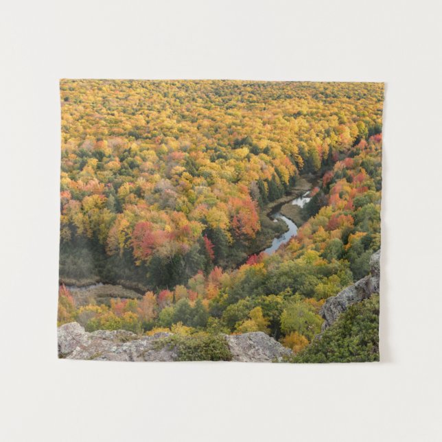Porcupine Mountains Wilderness State Park Tapestry (Front (Horizontal))