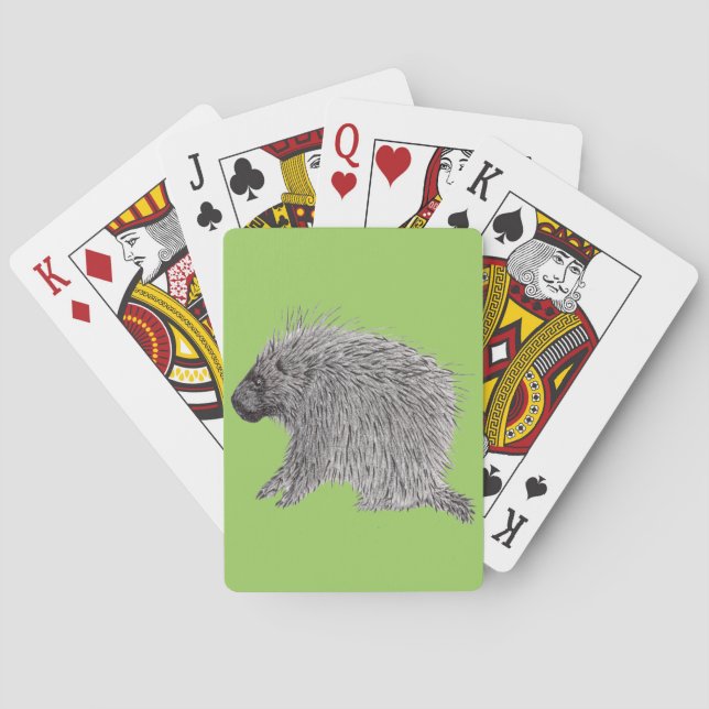 Porcupine Playing Cards (Back)