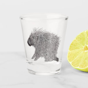 Porcupine Shot Glass