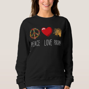 Porcupine Spine Love Peace Rodent Quill Nature Ani Sweatshirt
