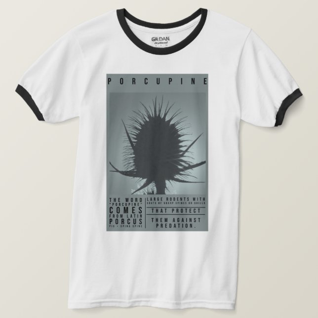 PORCUPINE T-Shirt (Design Front)