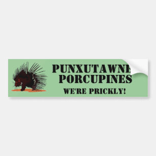 Porcupines Template Bumper Sticker