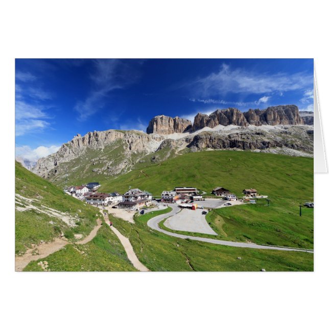 Pordoi pass and mountain (Front Horizontal)