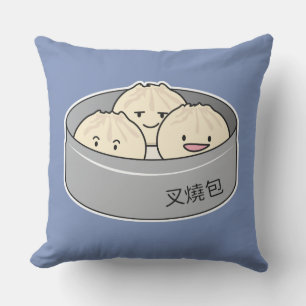 Pork Bun dim sum Chinese breakfast steamed bbq bun Cushion