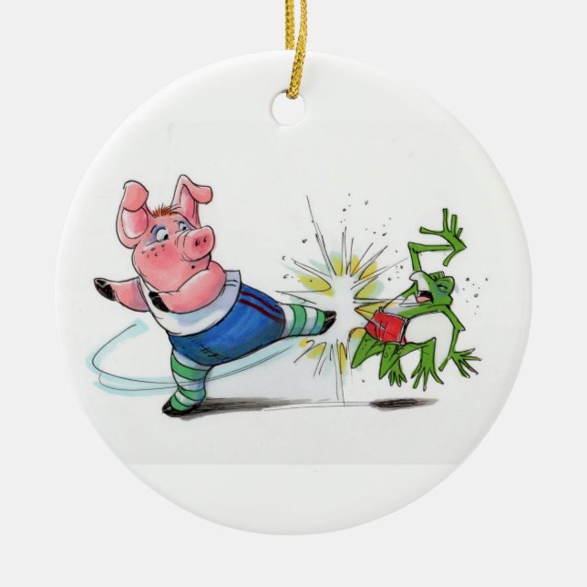 Pork Chop Ornament (Front)