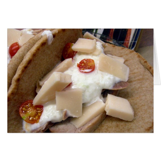 Pork pita sandwich (Front Horizontal)