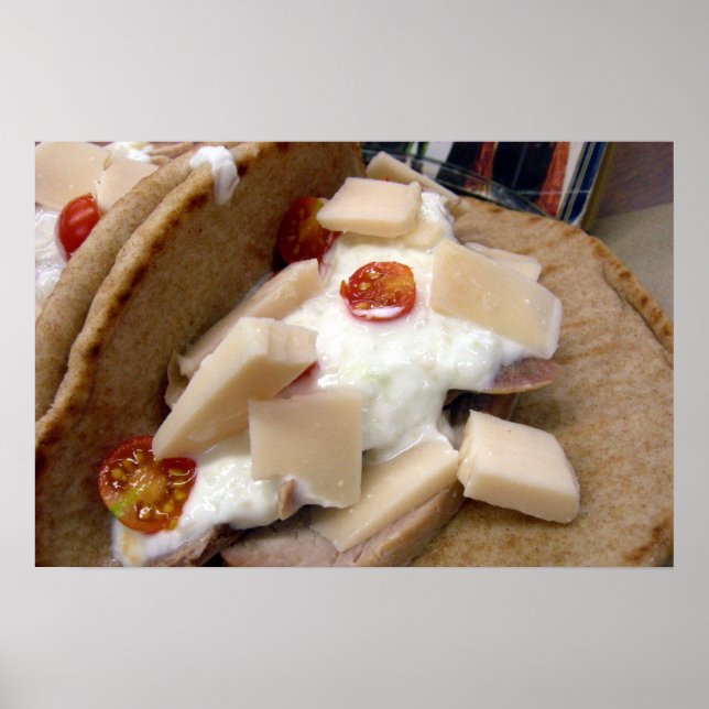Pork pita sandwich poster (Front)