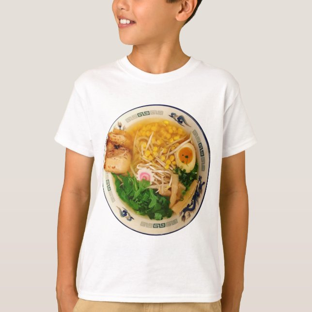 Pork Ramen Noodle Soup T-Shirt (Front)