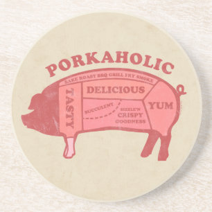 Porkaholic Coaster