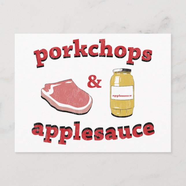 porkchops & applesauce postcard (Front)