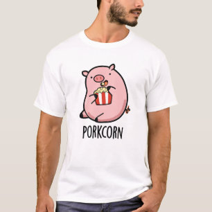 Porkcorn Funny Popcorn Pun T-Shirt