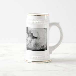 porker portrait beer stein