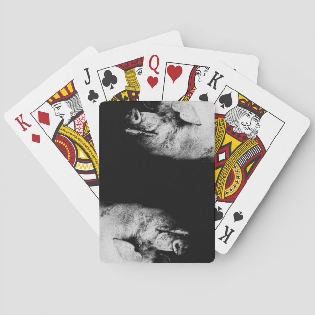 porker portrait playing cards (Back)
