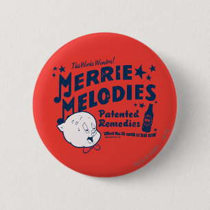 Porky MERRIE MELODIES™ Remedies 2 6 Cm Round Badge