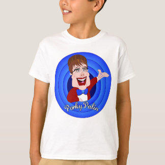Porky Palin - Boys Ringer Tshirt - 2 Sides