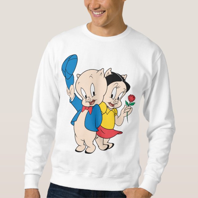 Porky Pig and Petunia Sweatshirt (Front)