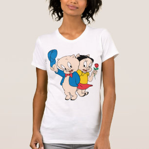 Porky Pig and Petunia T-Shirt
