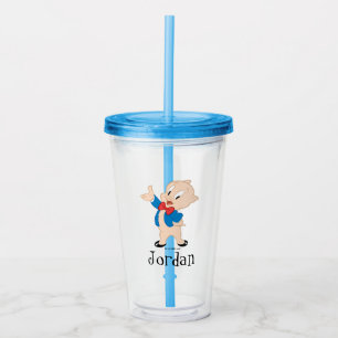 Porky Pig Classic Pose Acrylic Tumbler