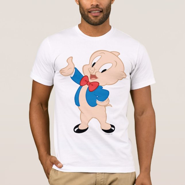 Porky Pig | Classic Pose T-Shirt (Front)