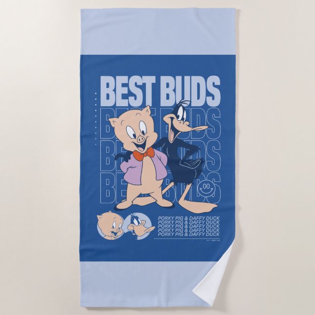 Porky Pig & DAFFY DUCK™ Best Buds Beach Towel (Front)