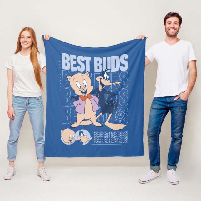 Porky Pig & DAFFY DUCK™ Best Buds Fleece Blanket (In Situ)