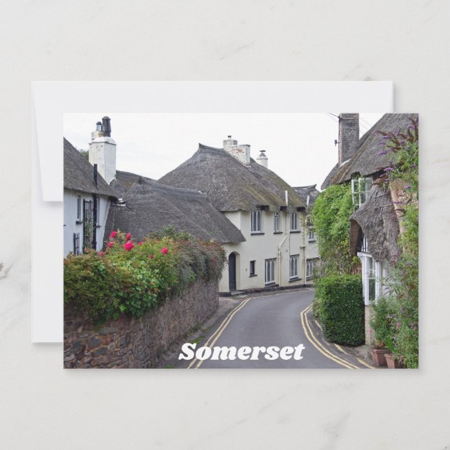 Porlock, Somerset Card (Front)