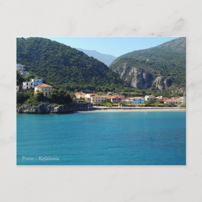 Poros – Kefalonia Postcard (Front)
