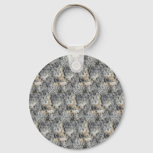 Porous Stone   Tilled Pattern   Key Ring
