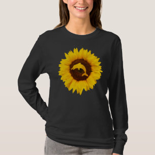 Porpoise For Women Men Fish Marine Sunflower T-Shirt