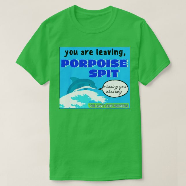 Porpoise Spit AustralianTown Sign T-Shirt (Design Front)