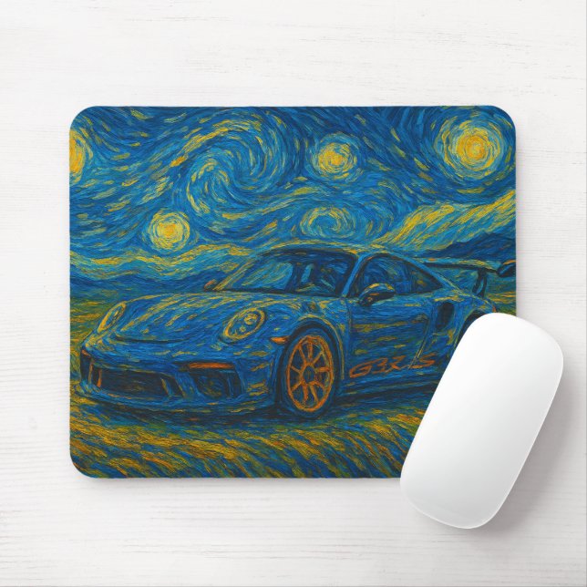 Porsche 911 GT3 RS Mouse Pad (With Mouse)