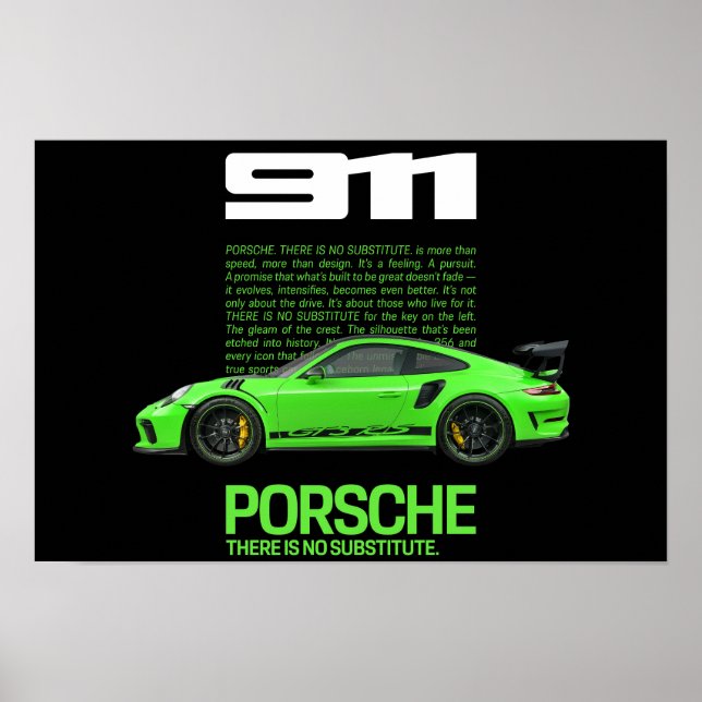 porsche 911 poster (Front)
