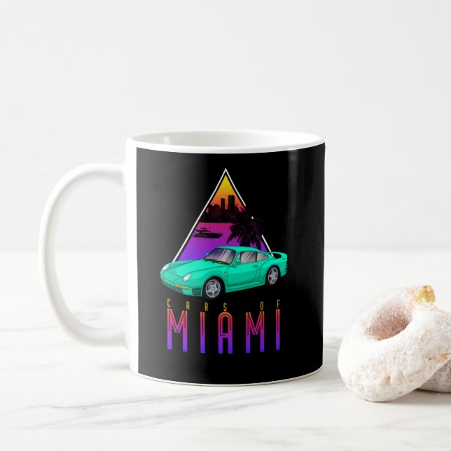 Porsche 959 coffee mug (With Donut)