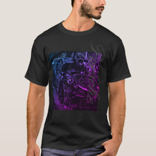 Porsche Black Lyon design Street art 7 T-Shirt