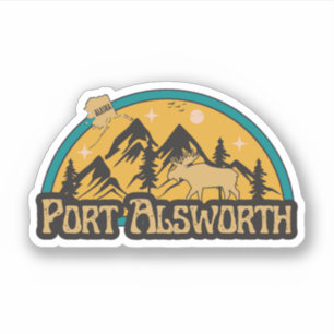 Port Alsworth, Alaska Sticker