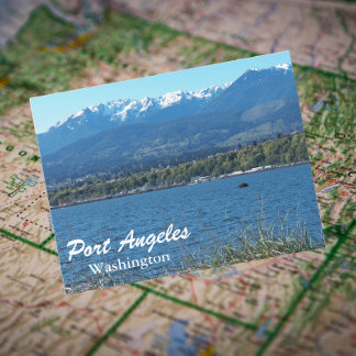 Port Angeles, Washington Travel Photo Postcard
