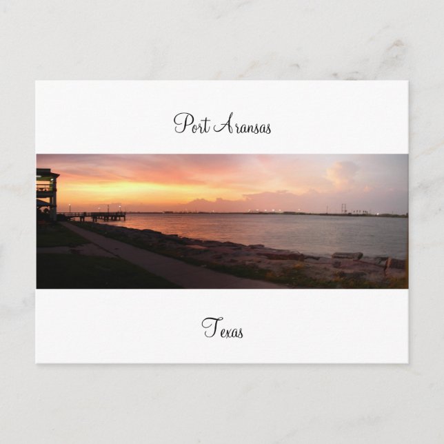 Port Aransas (Panoramic) #8 Postcard (Front)