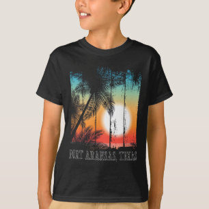 Port Aransas Texas Beach Palms Vacation Surf Sundo T-Shirt