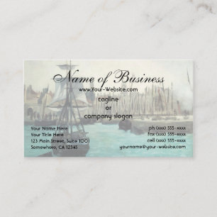 Port at Calais by Edouard Manet Business Card