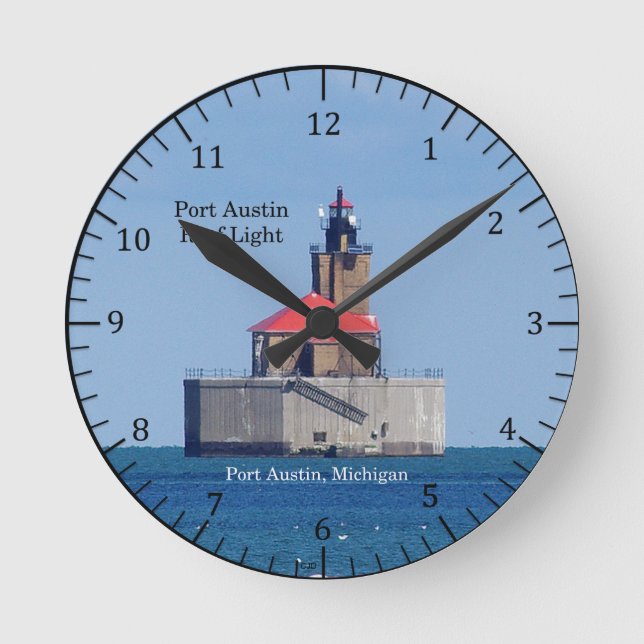Port Austin Reef Light clock (Front)